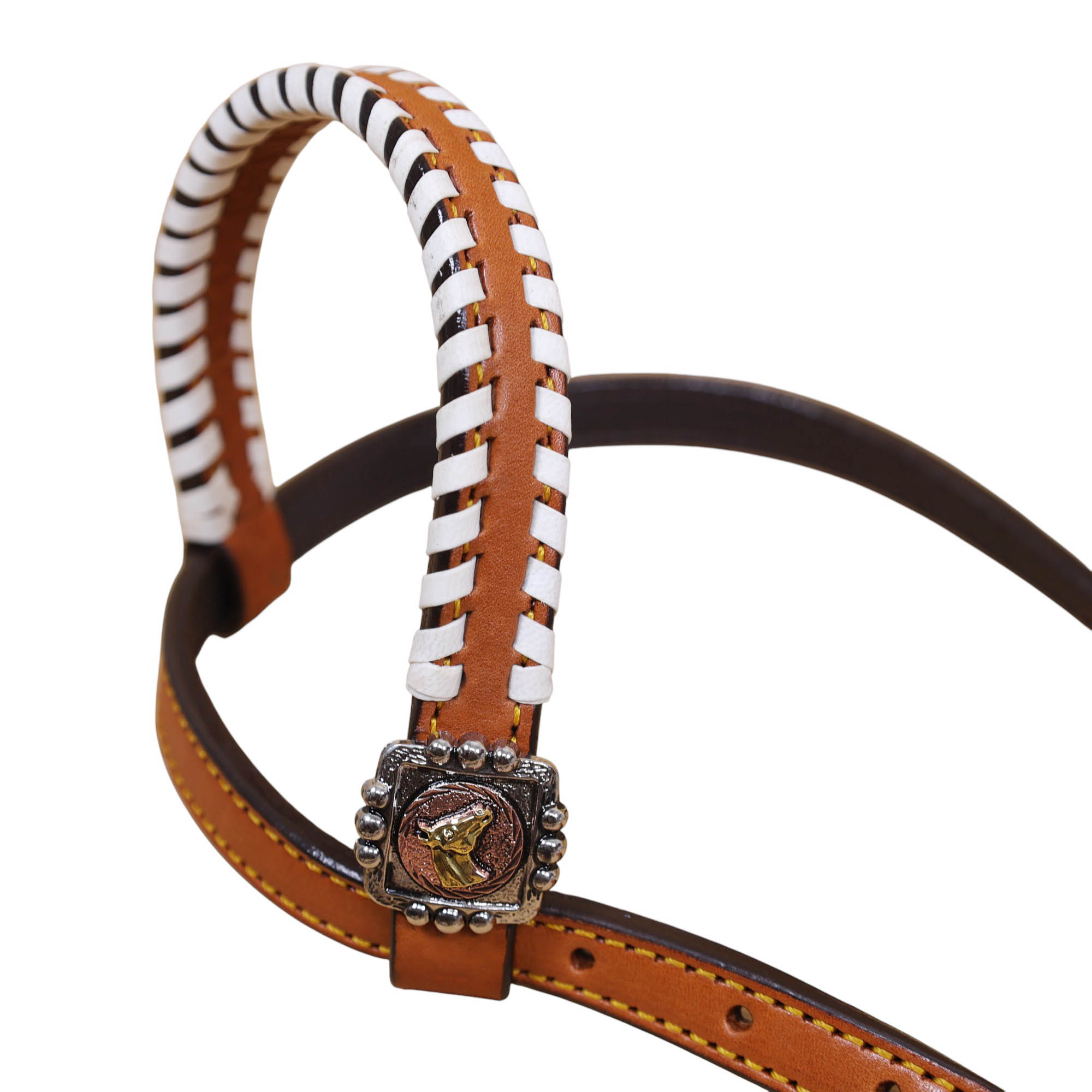 Western Leather Headstall Tack Set (HSBM 114400) - Image 2