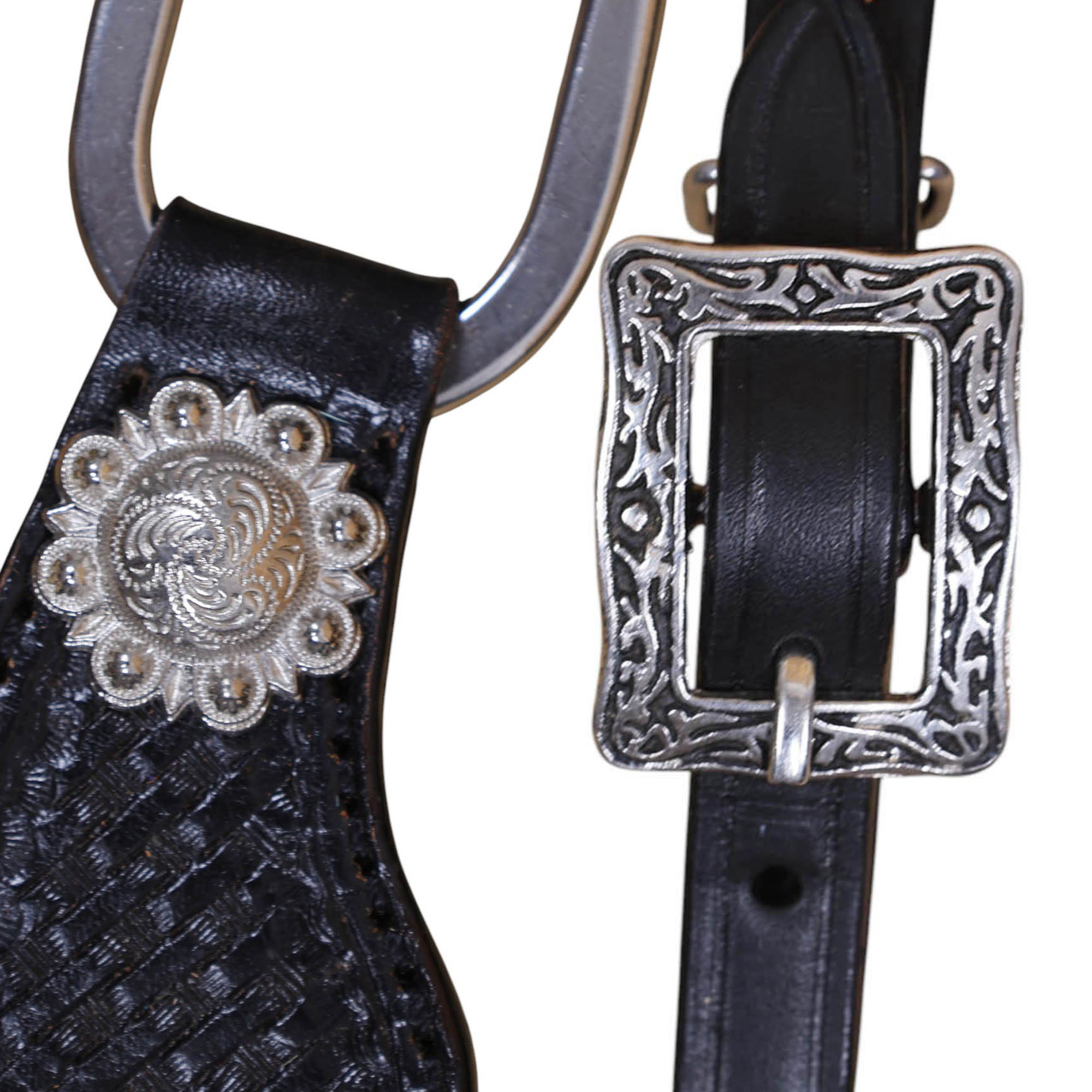 Western Leather Headstall Tack Set (HSBM 114398) - Image 9