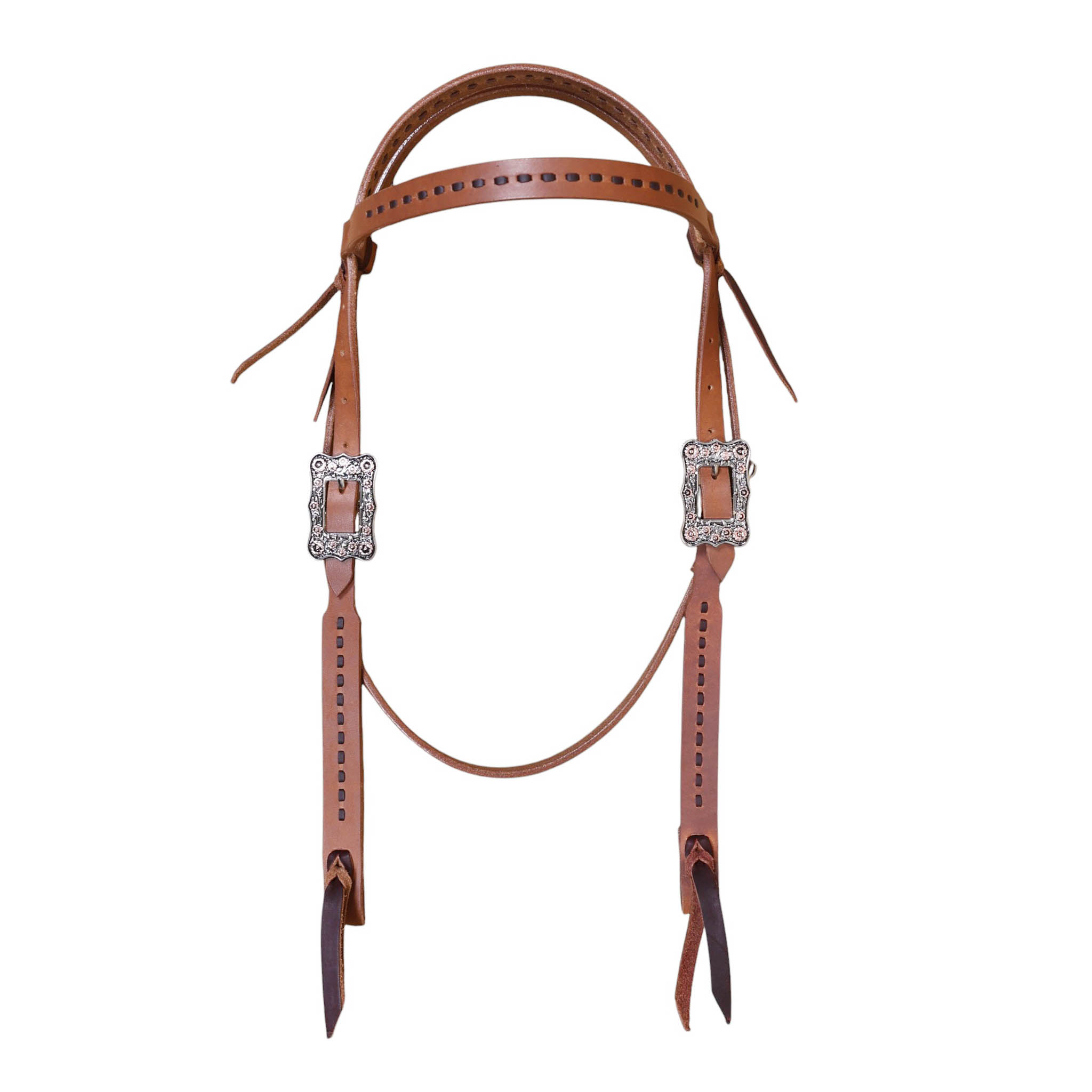 Argentina Cow Leather Split Ear Headstall (MHS 3330188)