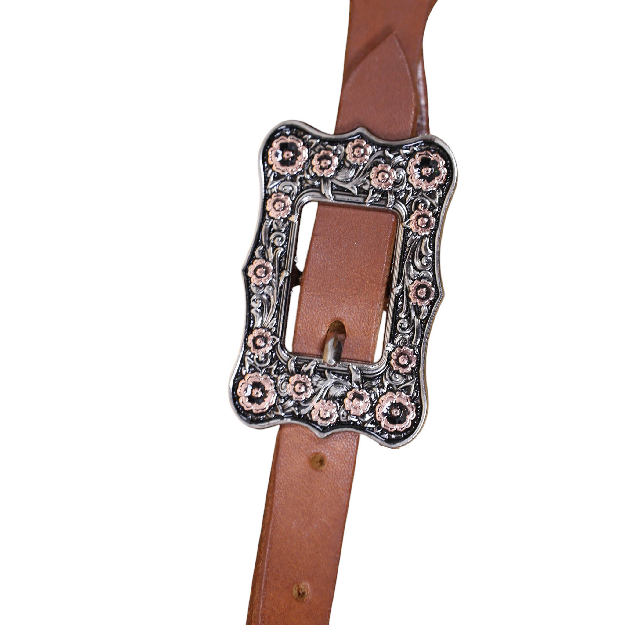 Argentina Cow Leather Split Ear Headstall (MHS 3330188) - Image 5