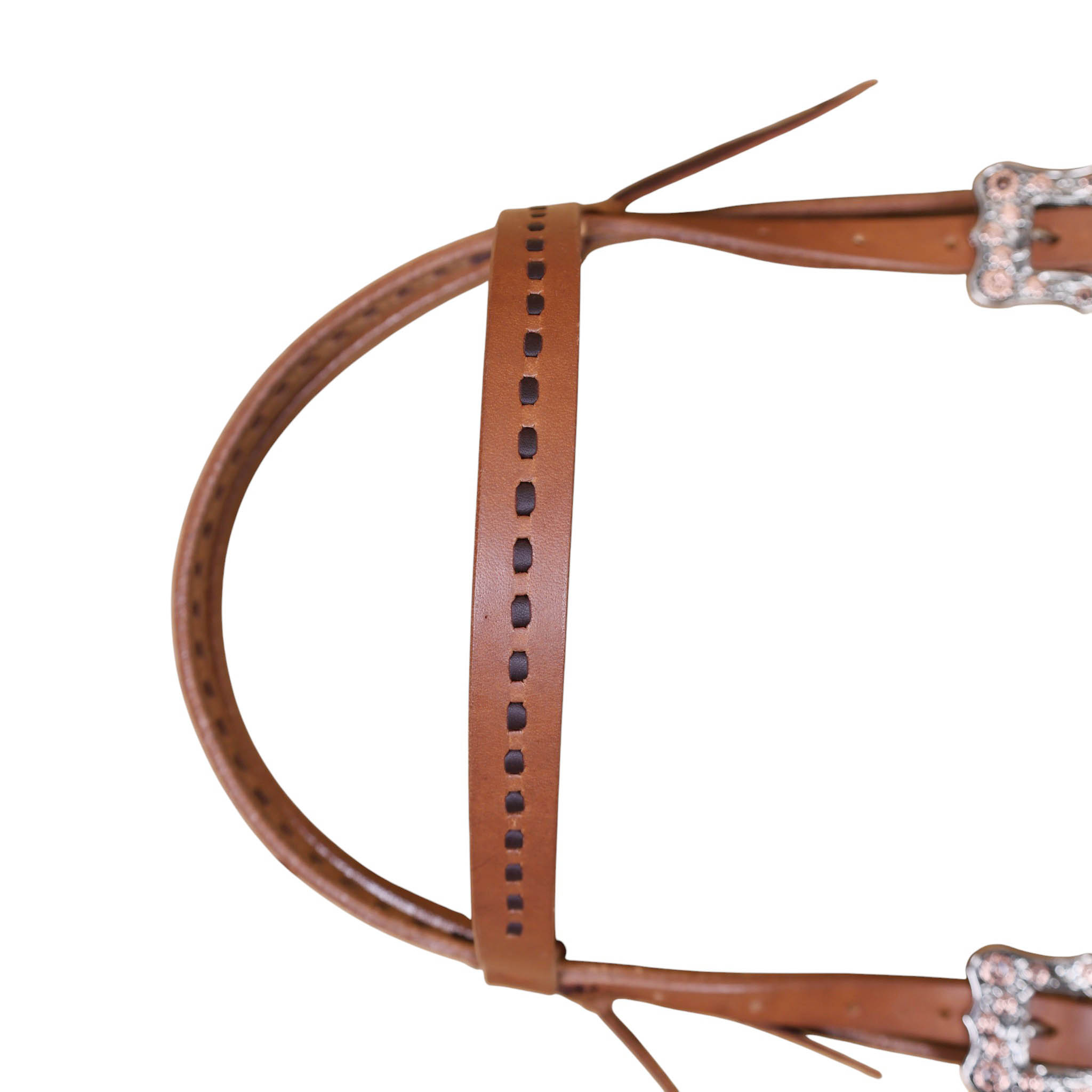 Argentina Cow Leather Split Ear Headstall (MHS 3330188) - Image 2