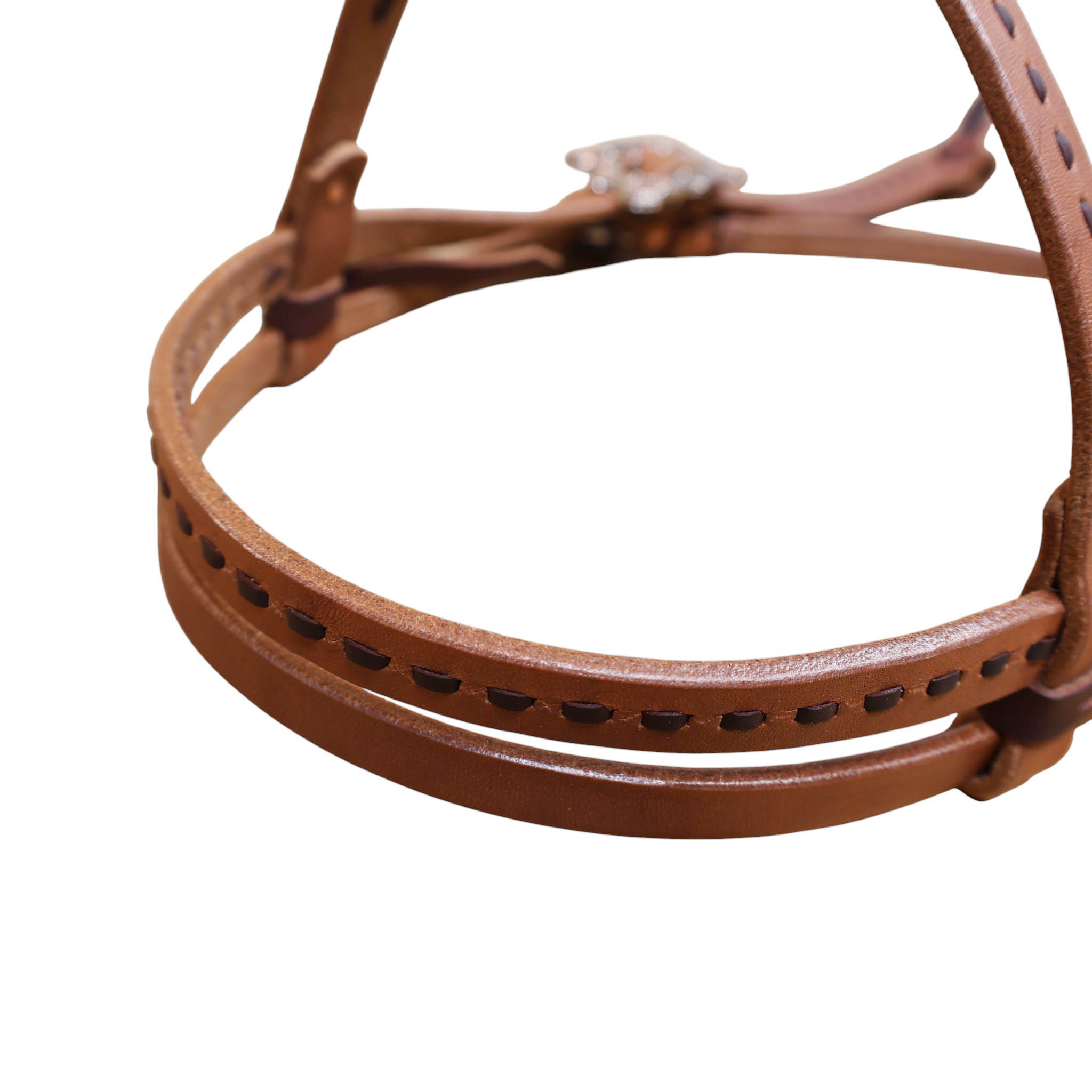 Argentina Cow Leather Split Ear Headstall (MHS 3330188) - Image 4