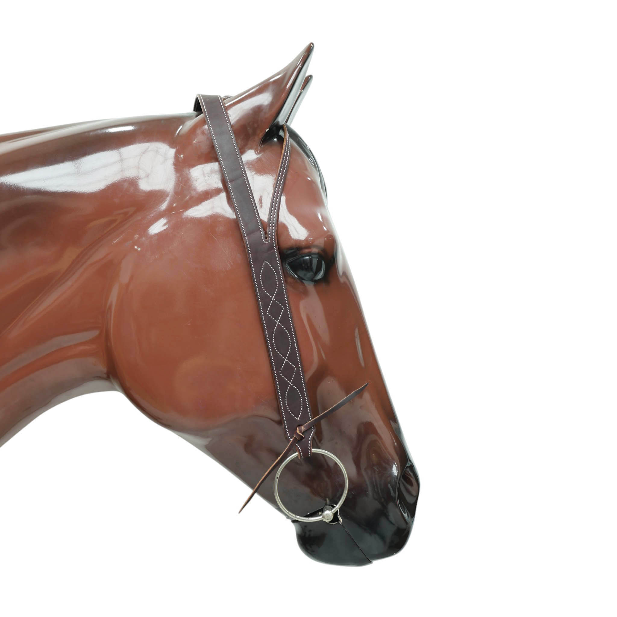 Western Leather Split Ear Headstall (MHS 3330189 ) - Image 7