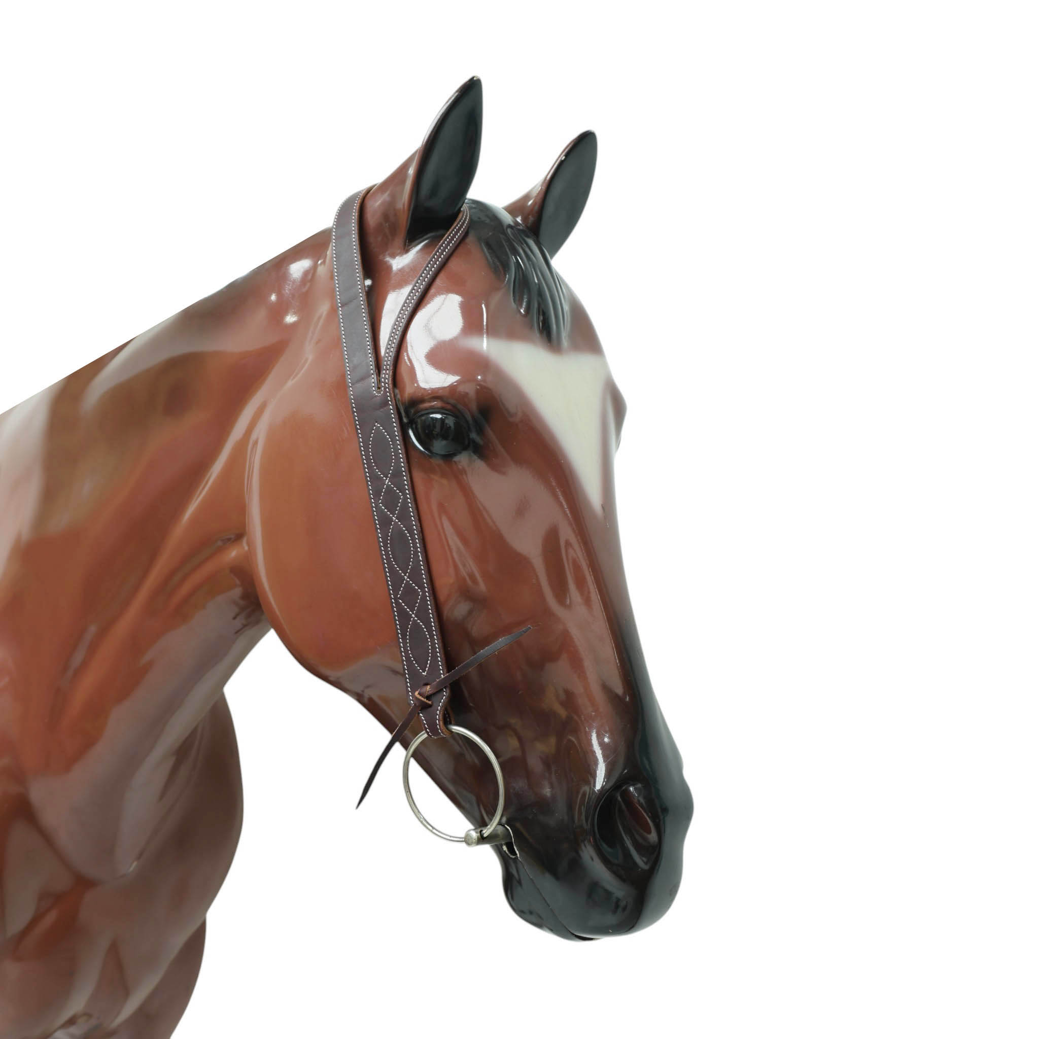 Western Leather Split Ear Headstall (MHS 3330189 ) - Image 8
