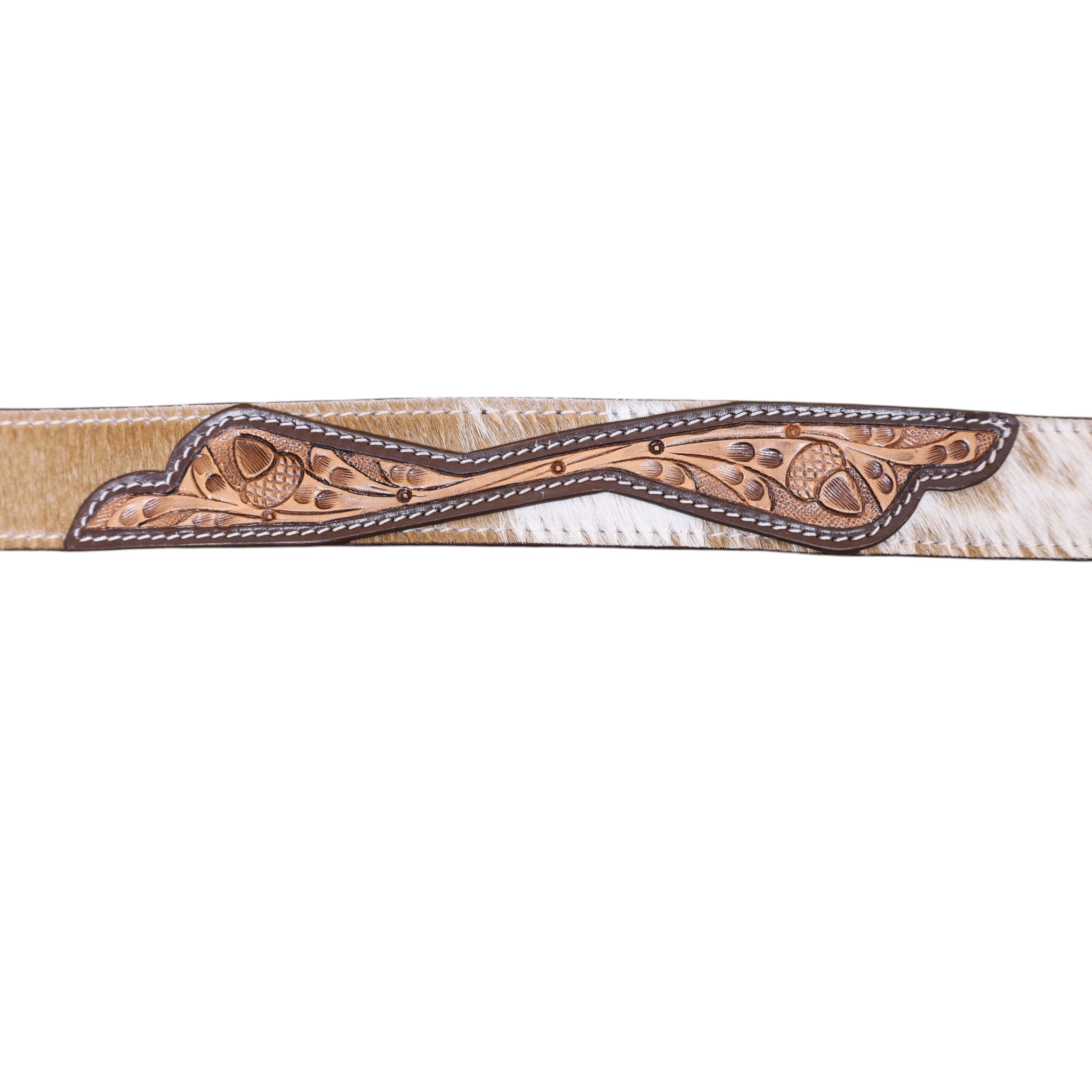 Hand Carved Western Leather Belt (BL 0135) - Image 4