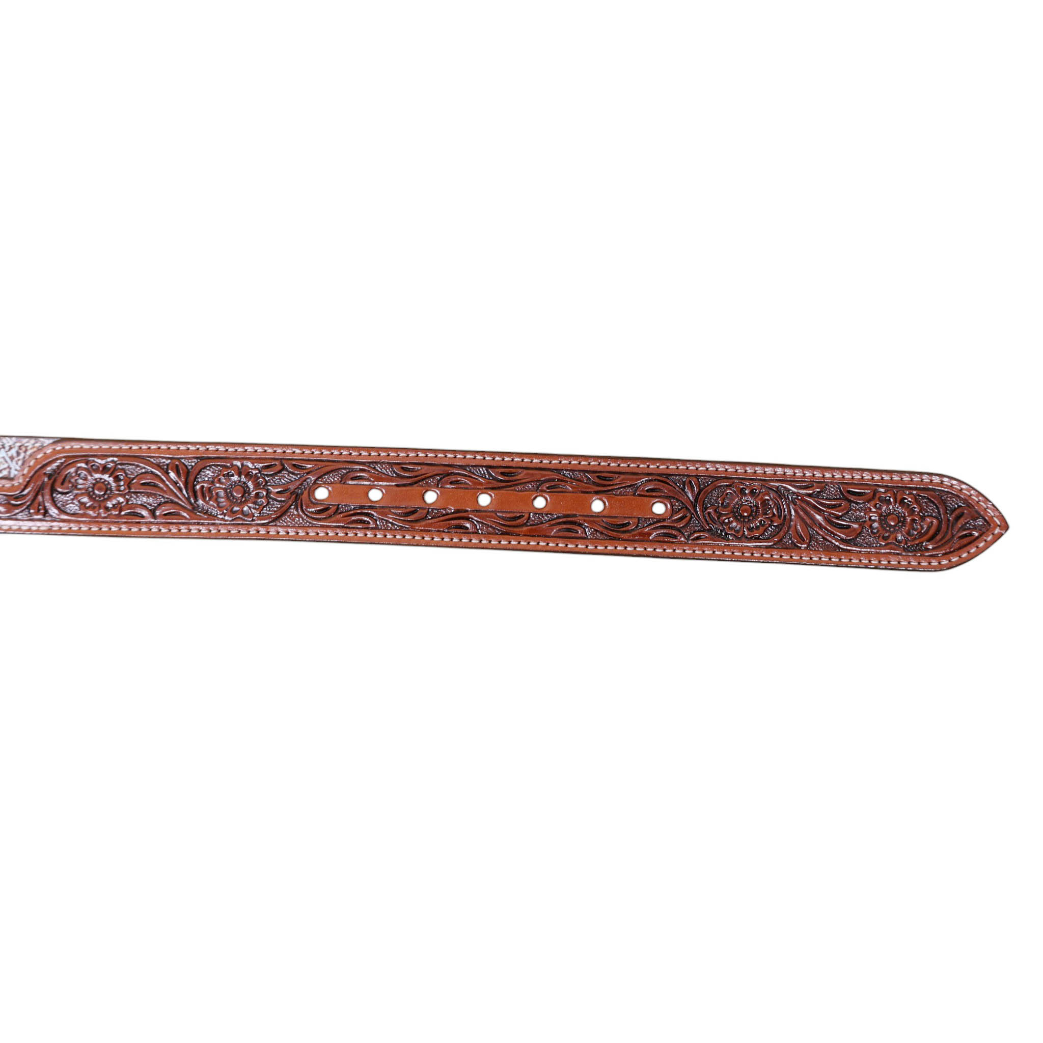 Western Leather Bull Print Belt (BL 0137) - Image 5