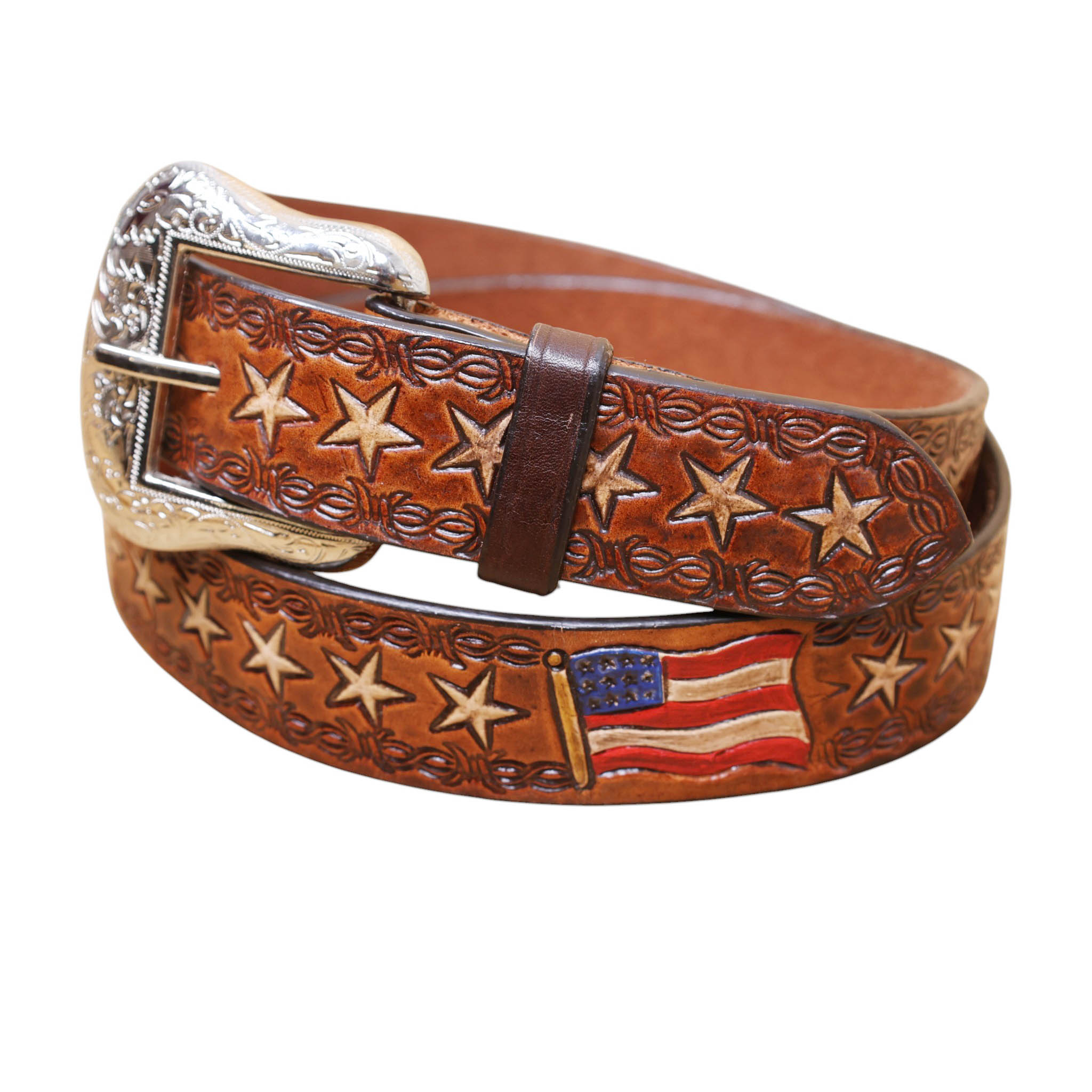 Western Cowboy Leather Belt (BL 0138) - Image 2