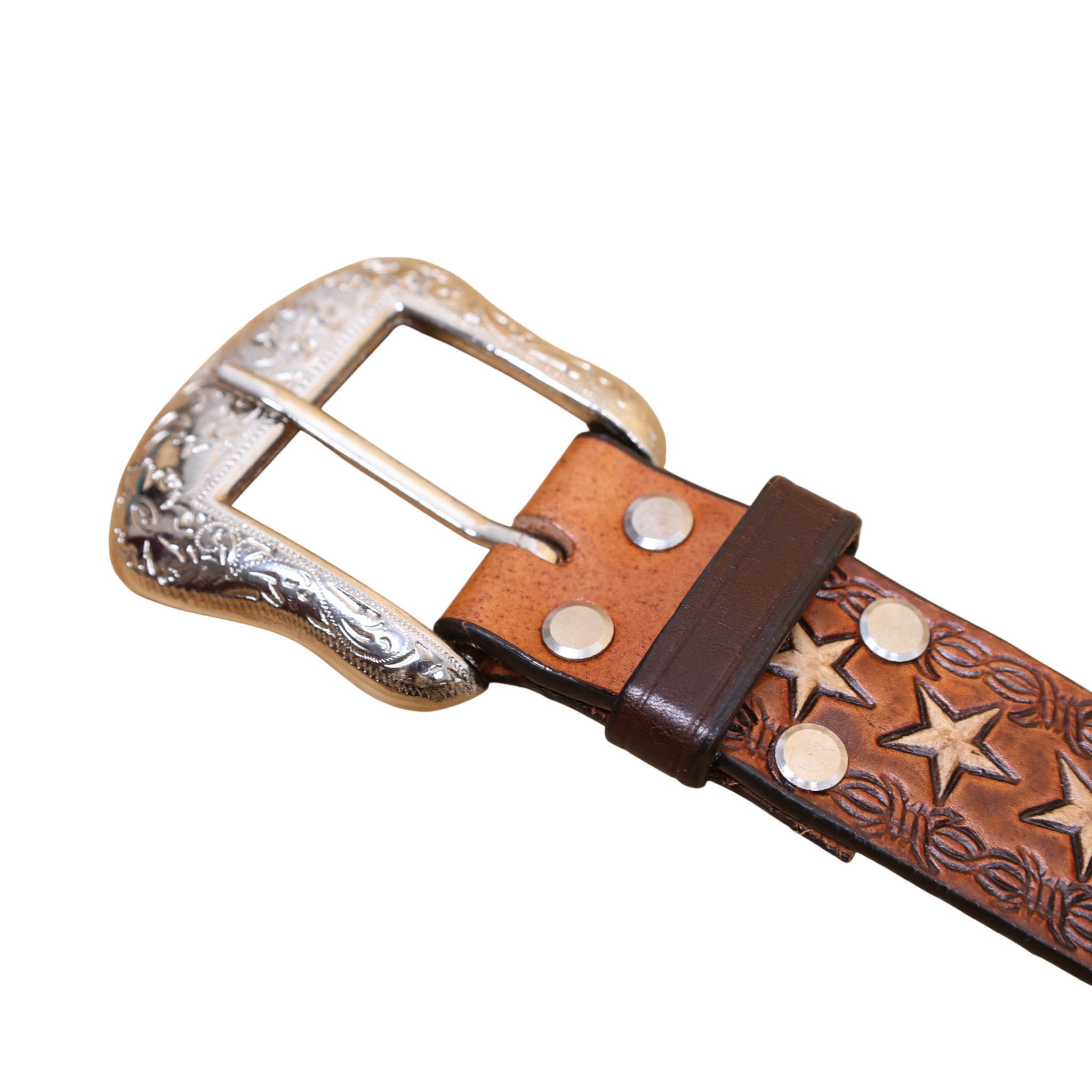 Western Cowboy Leather Belt (BL 0138) - Image 4