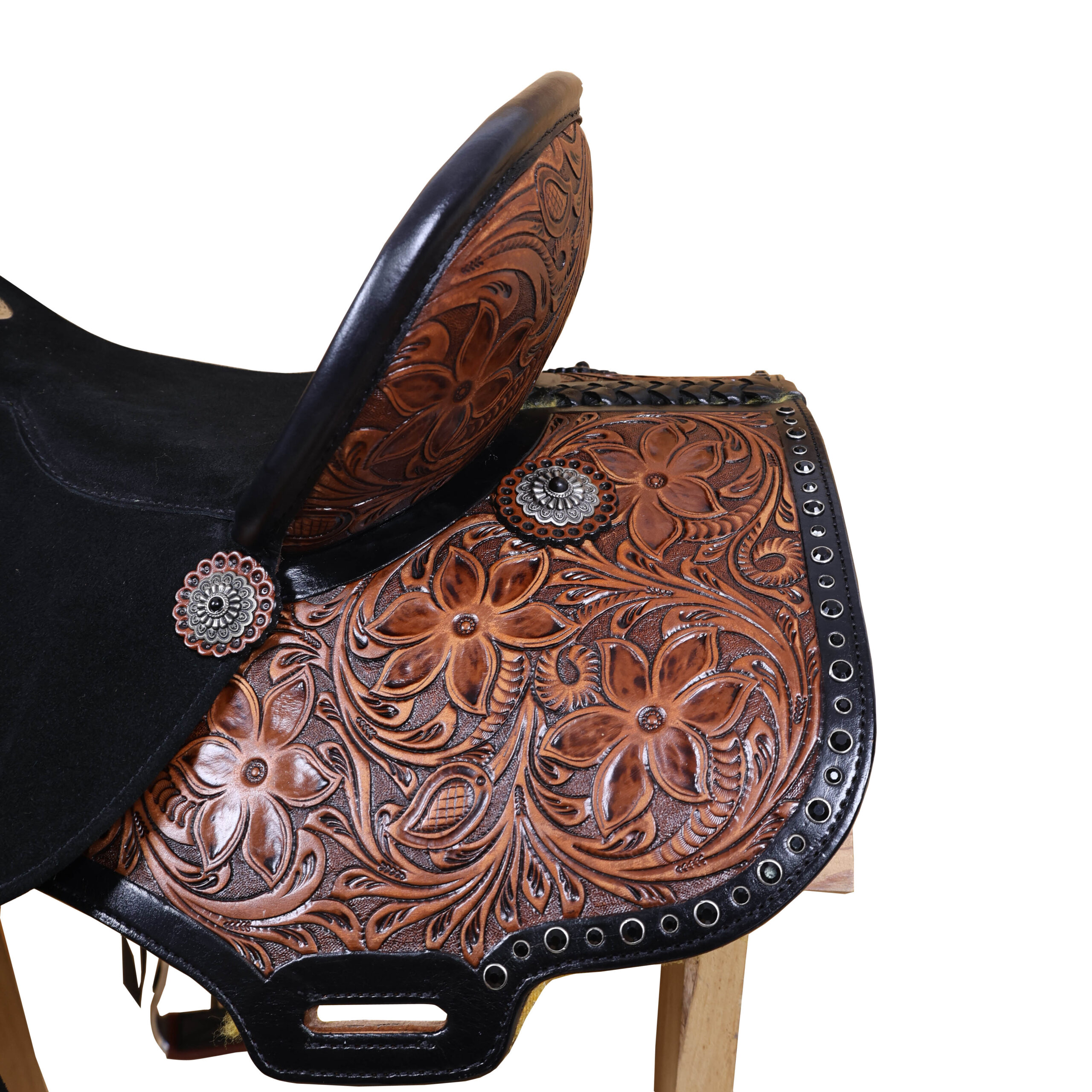 Western Horse Barrel Saddle (MSD 103171) - Image 7