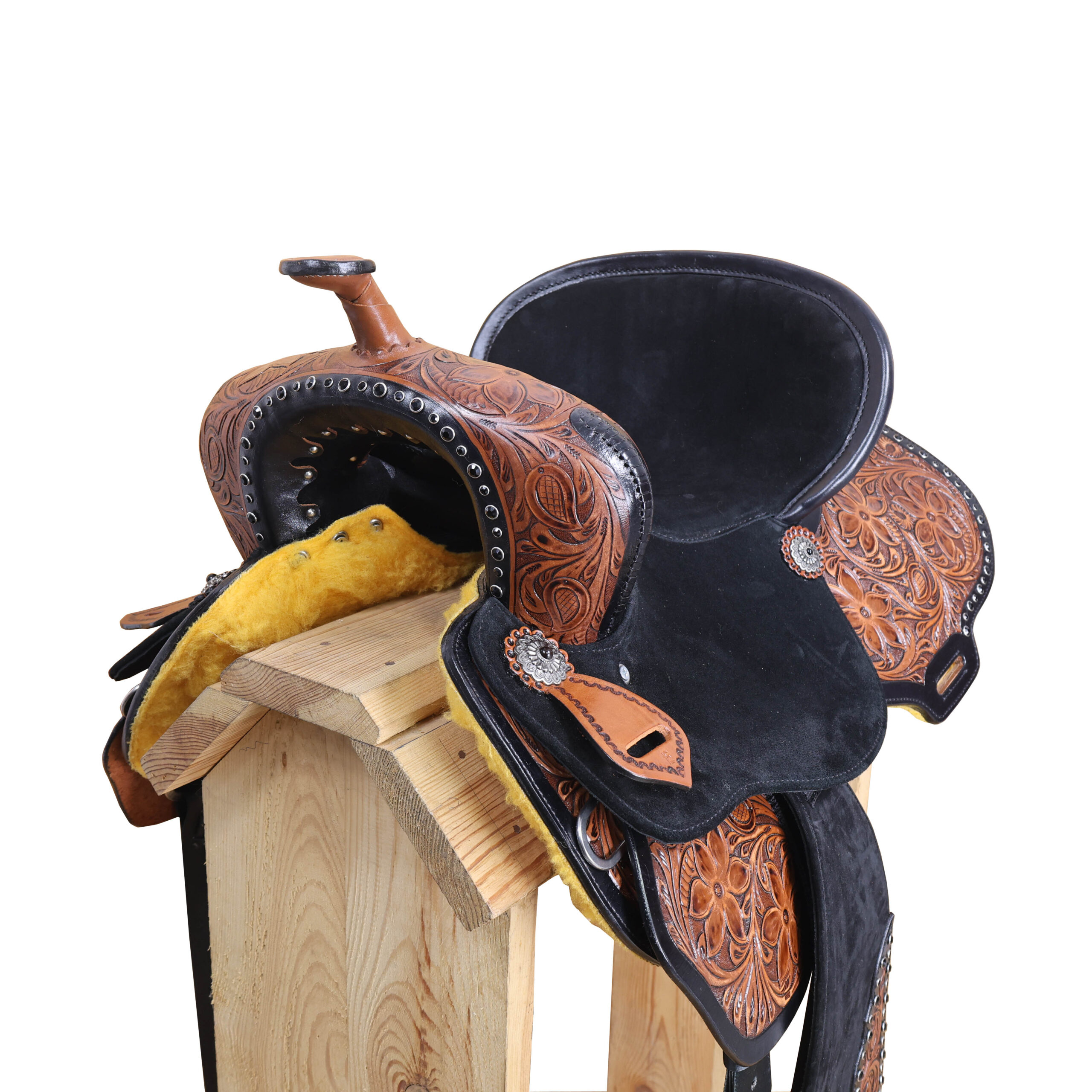 Western Horse Barrel Saddle (MSD 103171) - Image 9