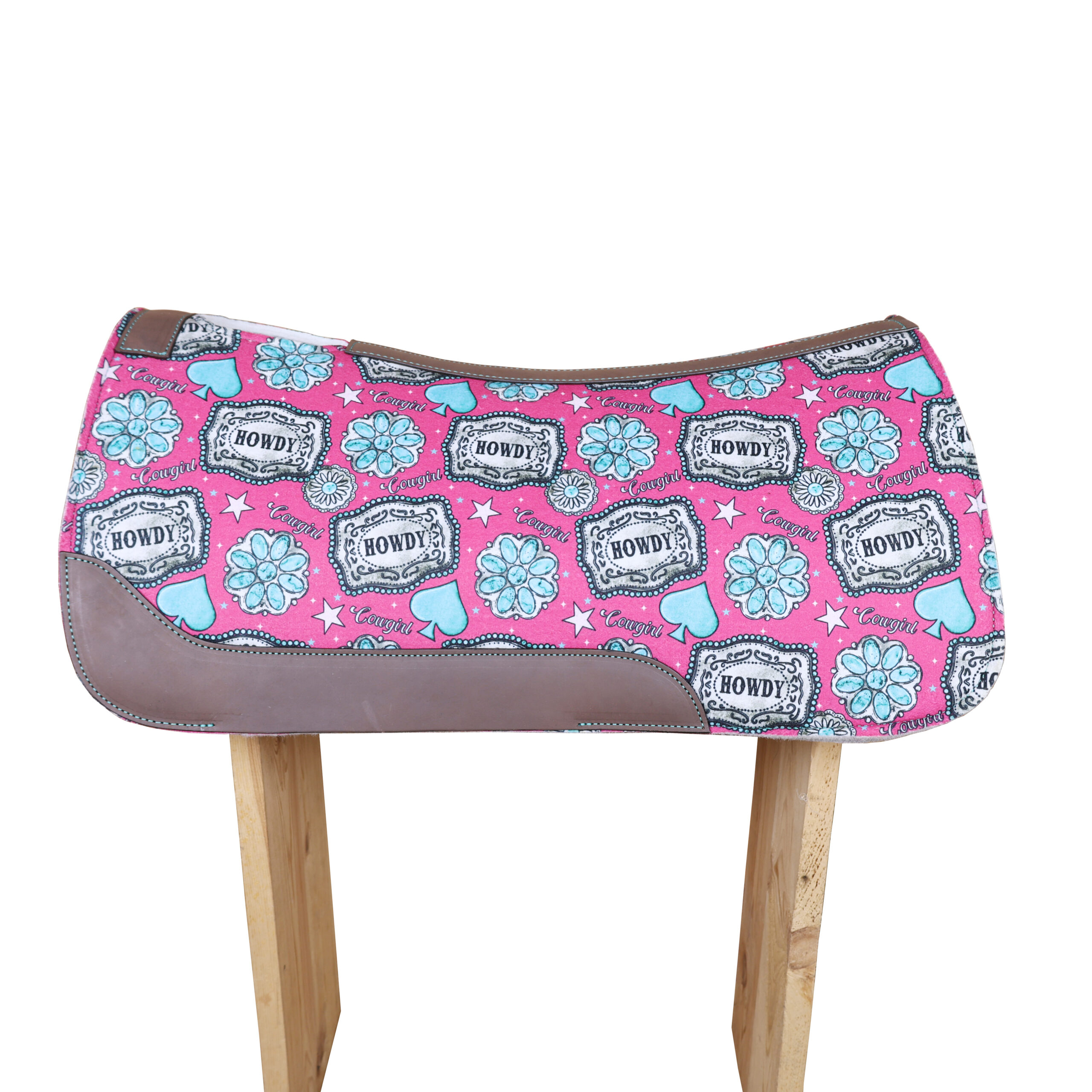Howdy Printed Solid Felt Saddle Pad (SDM 114139)