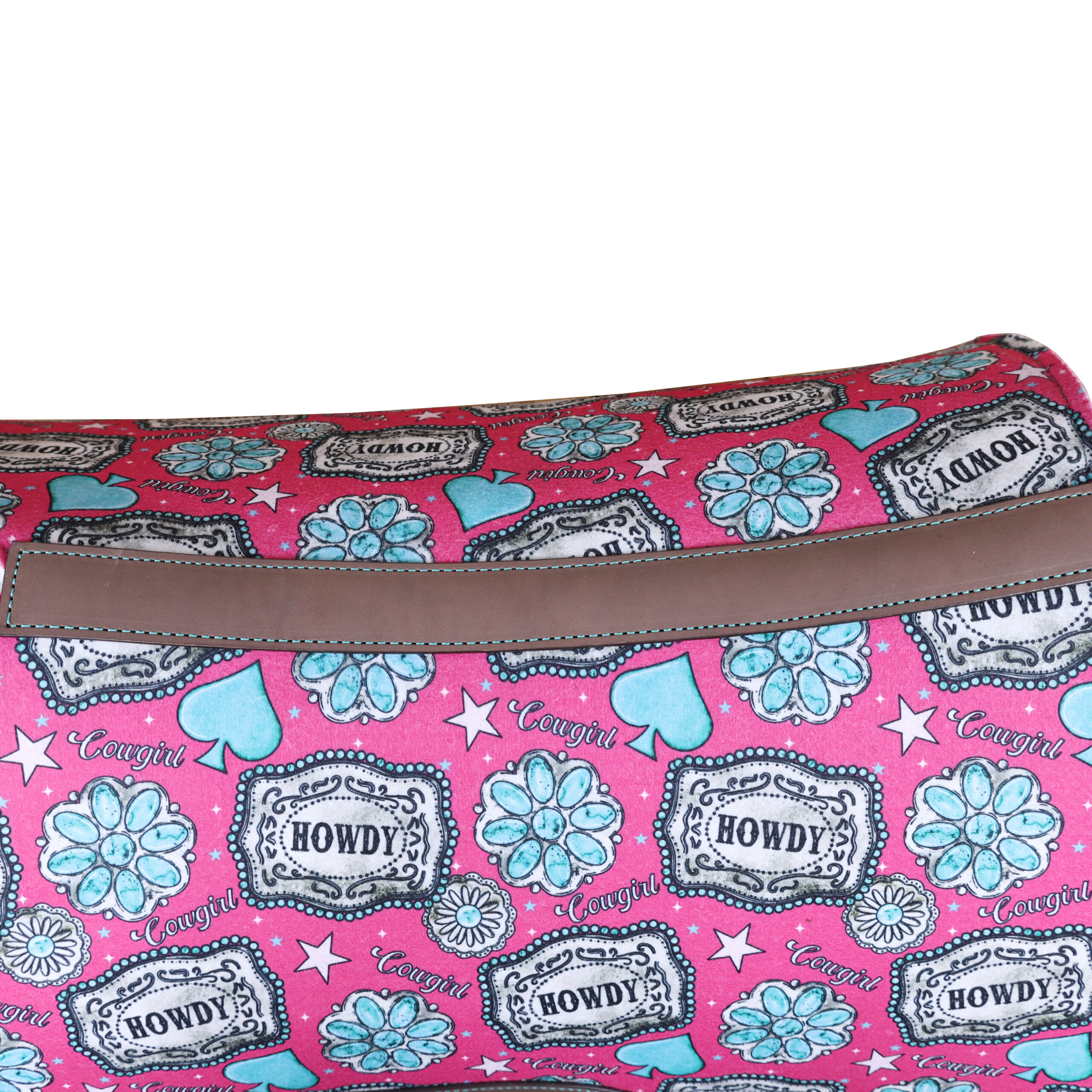 Howdy Printed Solid Felt Saddle Pad (SDM 114139) - Image 7