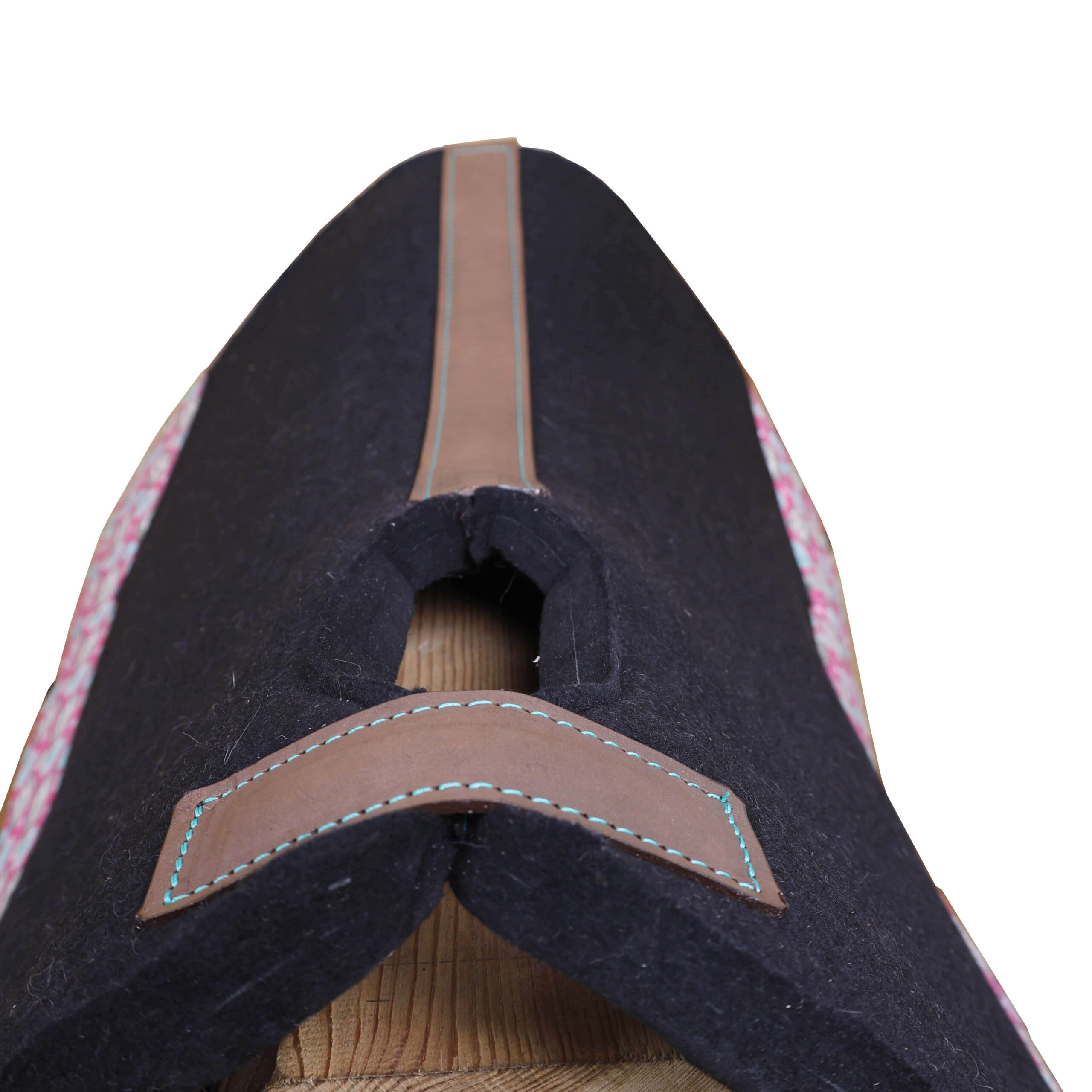 Western Black Felt Saddle Pad with Howdy Print (SDM 114140) - Image 8
