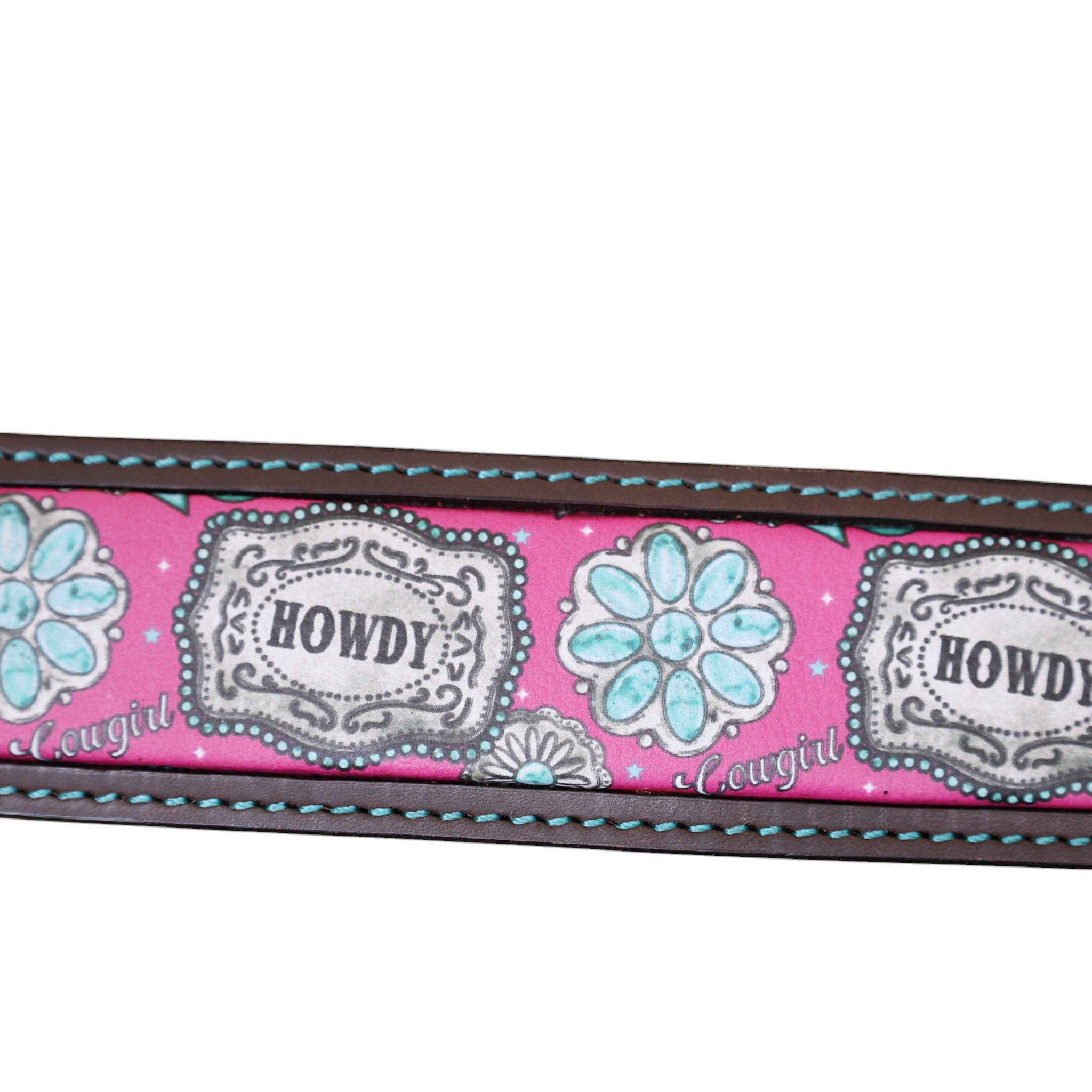 Leather Howdy Print Wither Strap (WSMC 231924) - Image 3