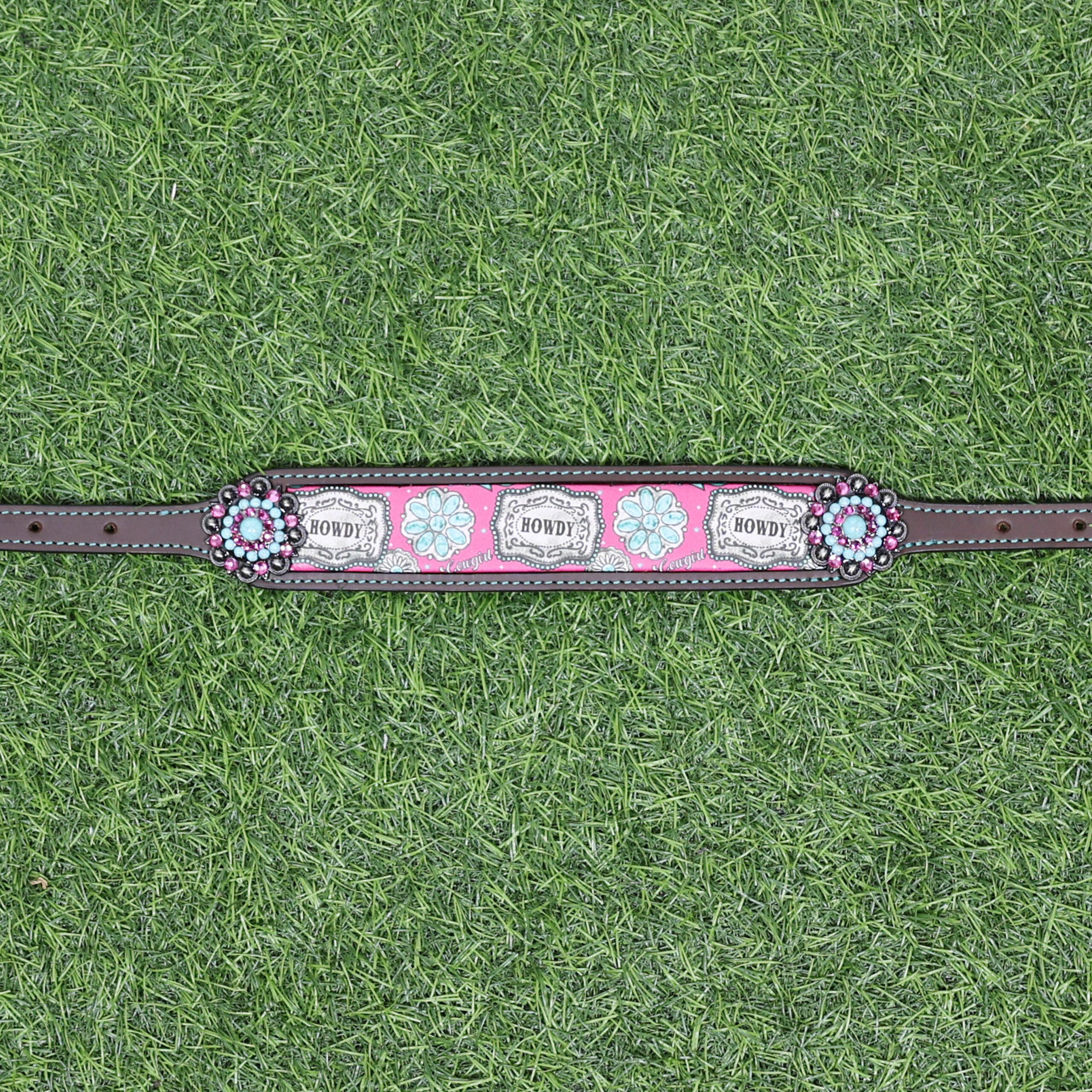 Leather Howdy Print Wither Strap (WSMC 231924) - Image 5