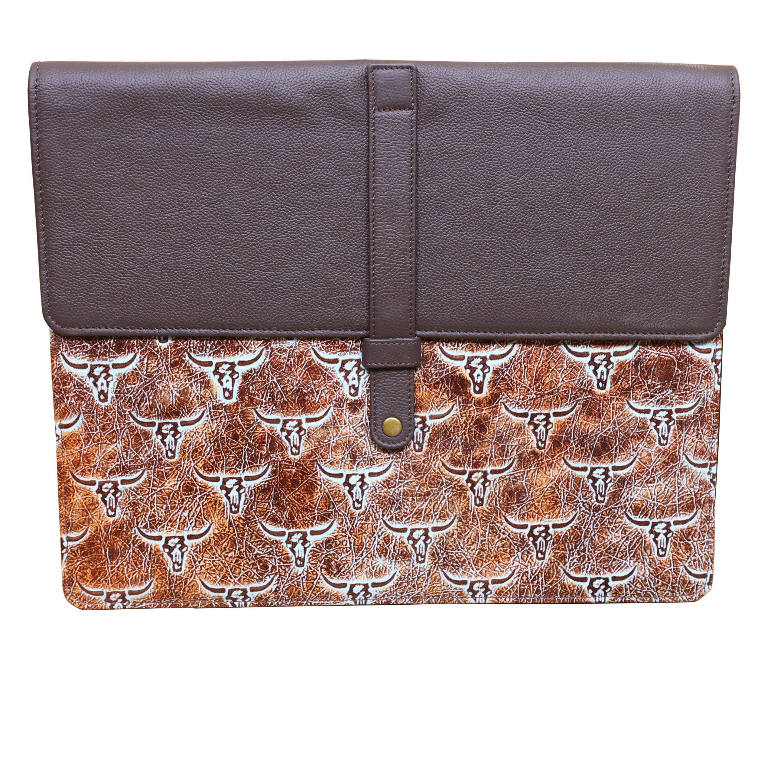Leather File Folder with Bull Print (DDF 103407) - Image 6