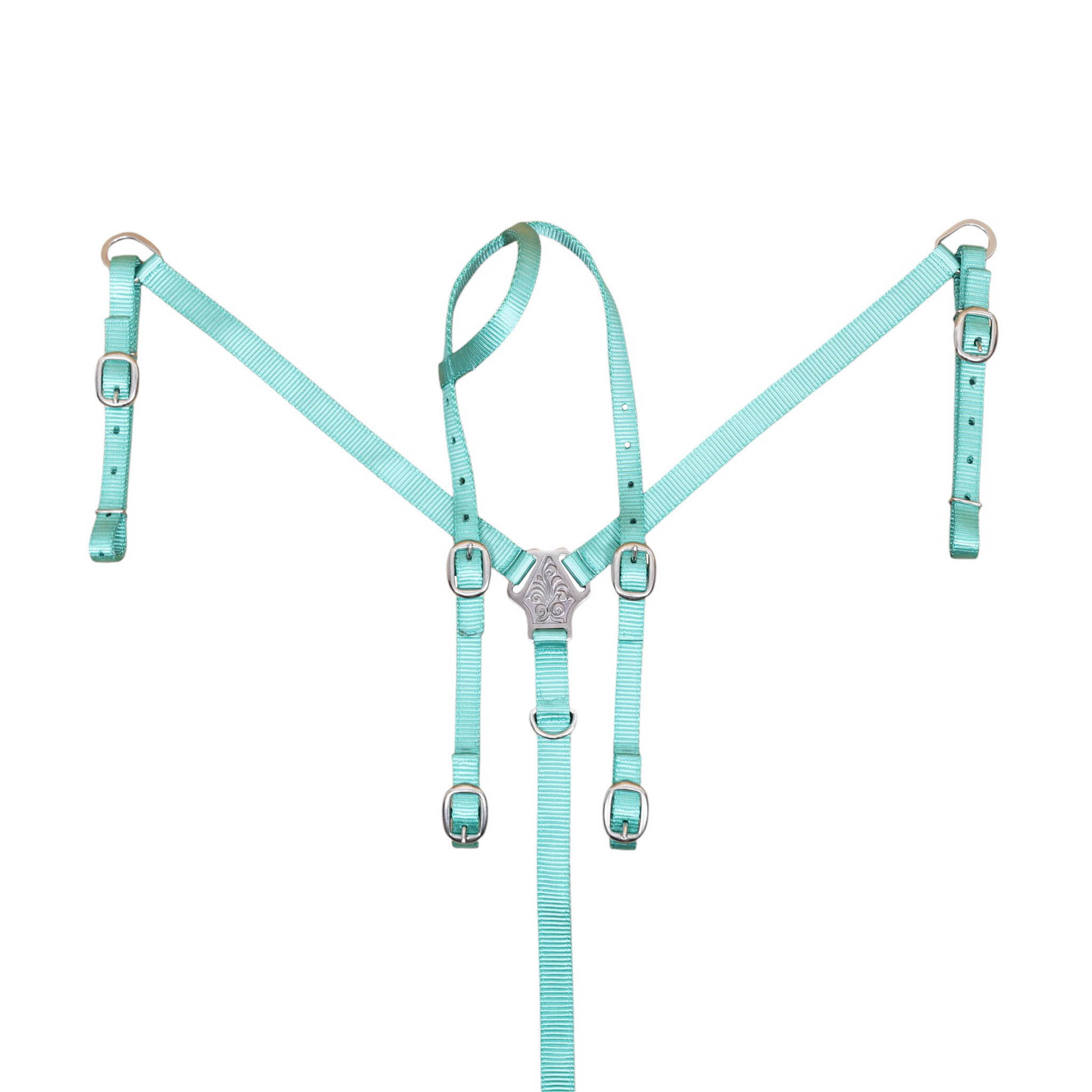 Nylon Headstall Set with Nickel Plated Fittings (HSBM 114508) - Image 10