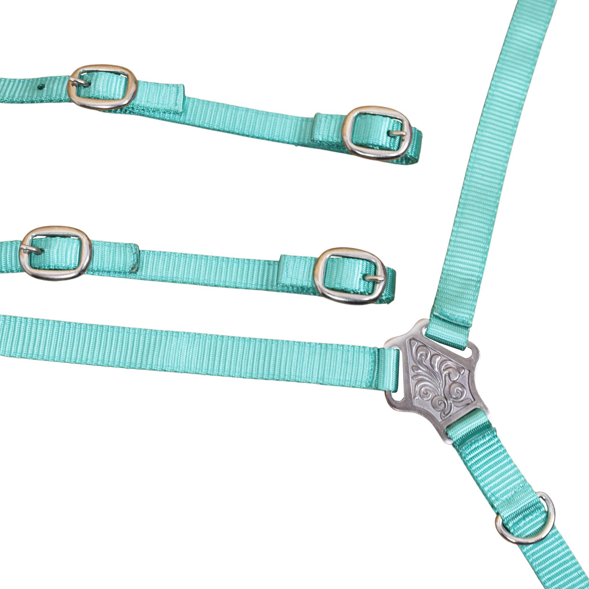 Nylon Headstall Set with Nickel Plated Fittings (HSBM 114508) - Image 4
