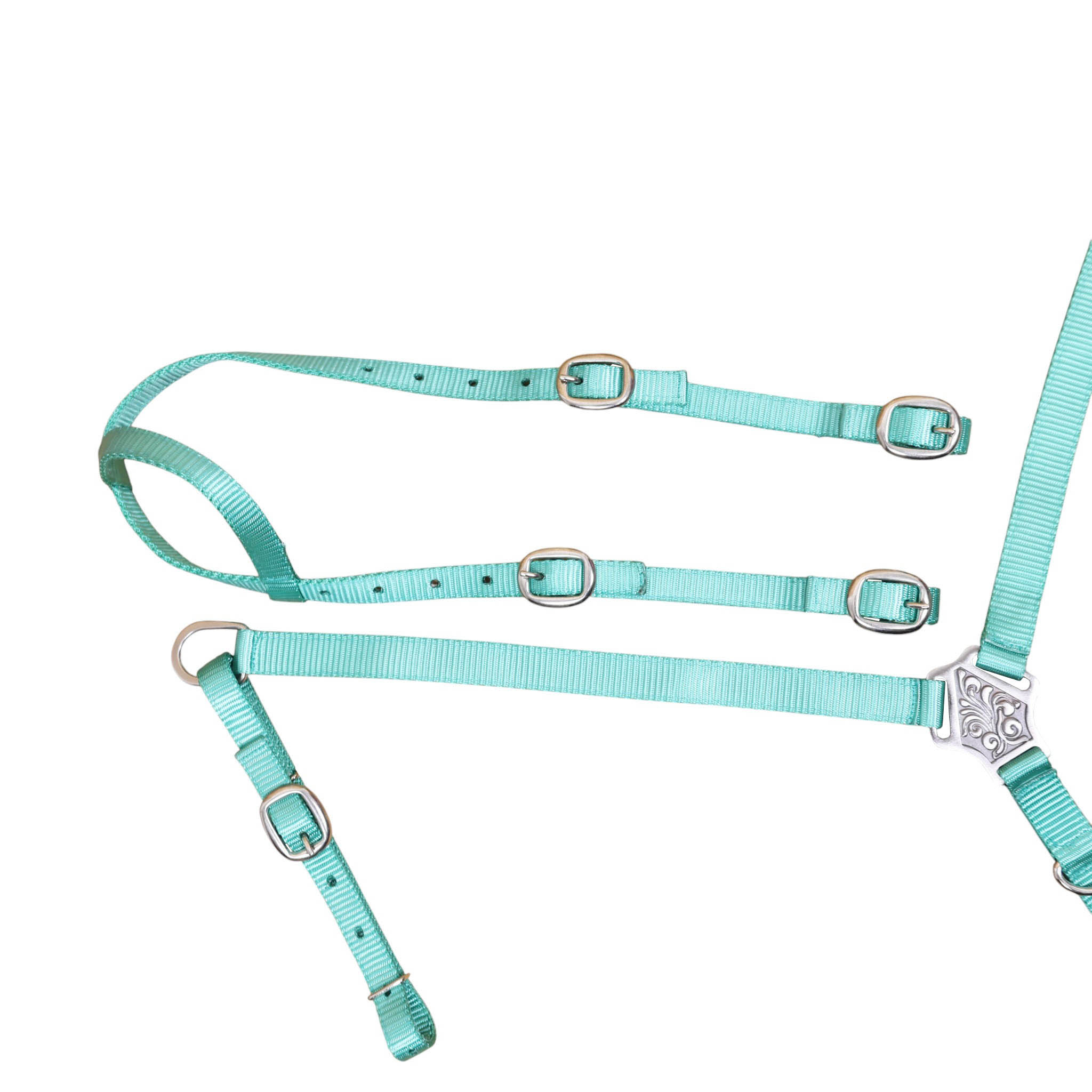 Nylon Headstall Set with Nickel Plated Fittings (HSBM 114508) - Image 5