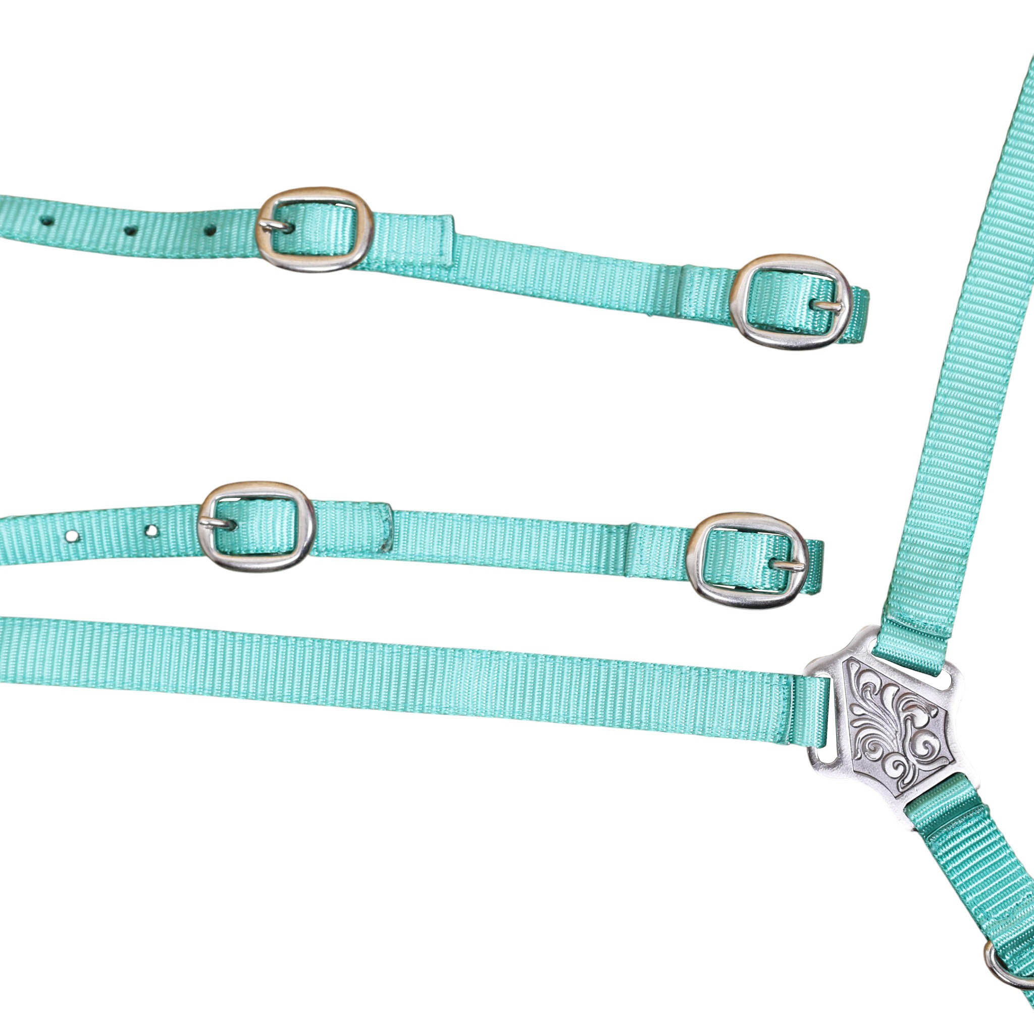 Nylon Headstall Set with Nickel Plated Fittings (HSBM 114508) - Image 6