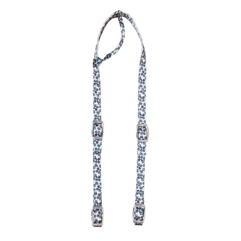 Printed One Ear Headstall with Iron Fitting (HSBMOE 114319)