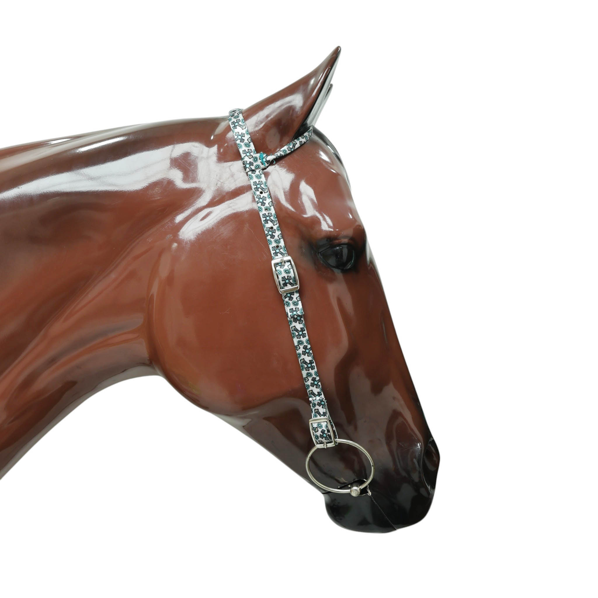 Printed One Ear Headstall with Iron Fitting (HSBMOE 114319) - Image 6