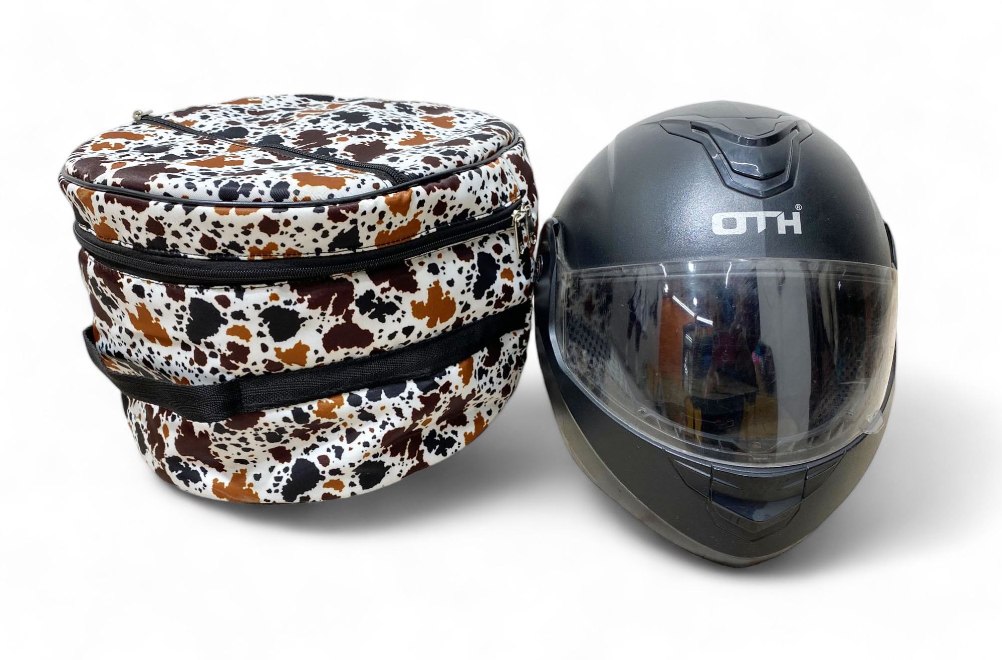 Printed Nylon Equestrian Helmet Bag (MHBG 114322) - Image 8
