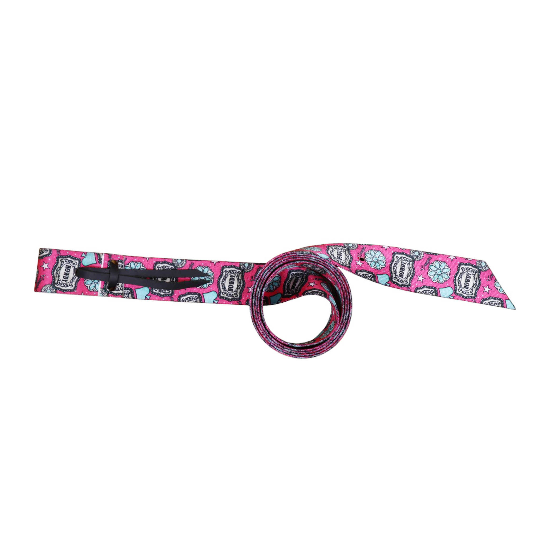 Howdy Printed Pink Nylon Tie Strap and Off Billet Set (MSBLT 406316) - Image 4