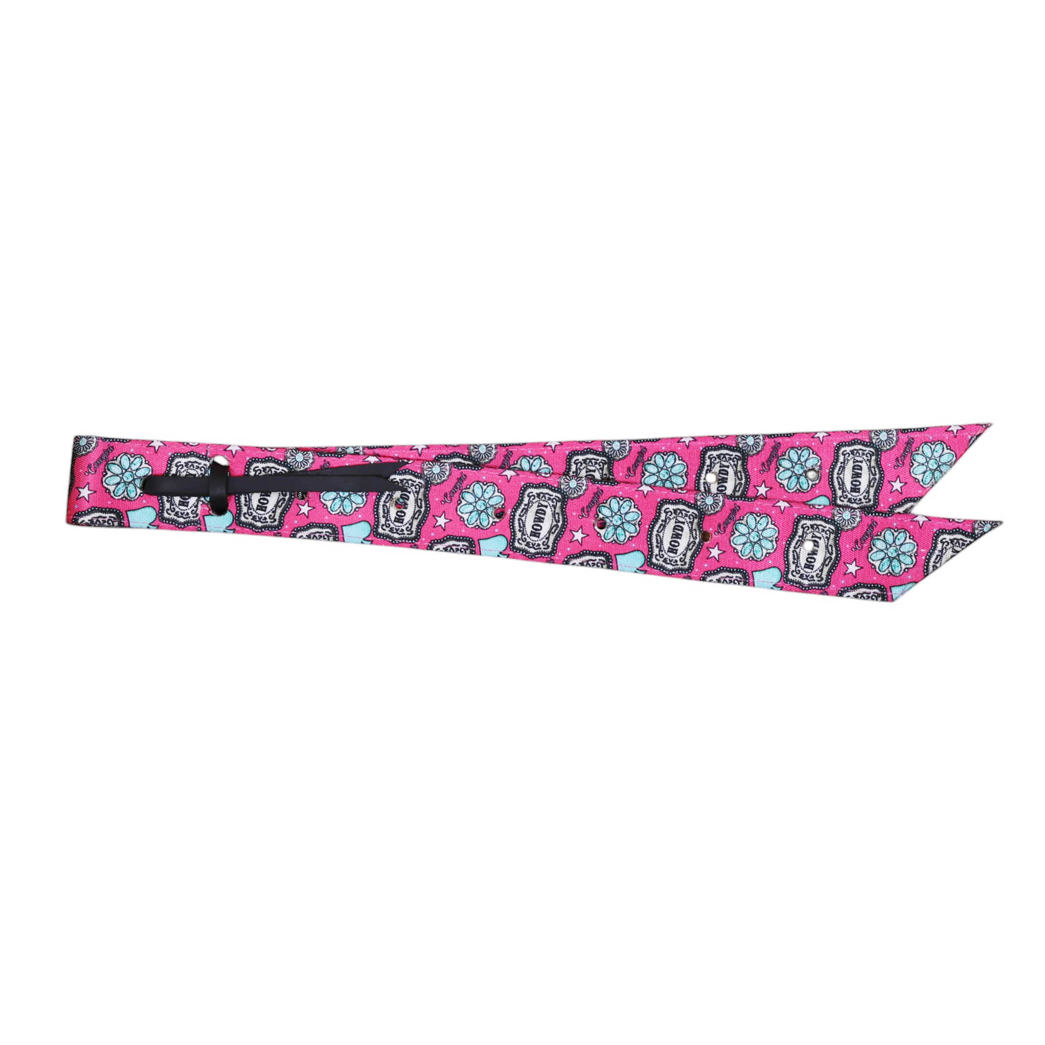 Howdy Printed Pink Nylon Tie Strap and Off Billet Set (MSBLT 406316) - Image 6