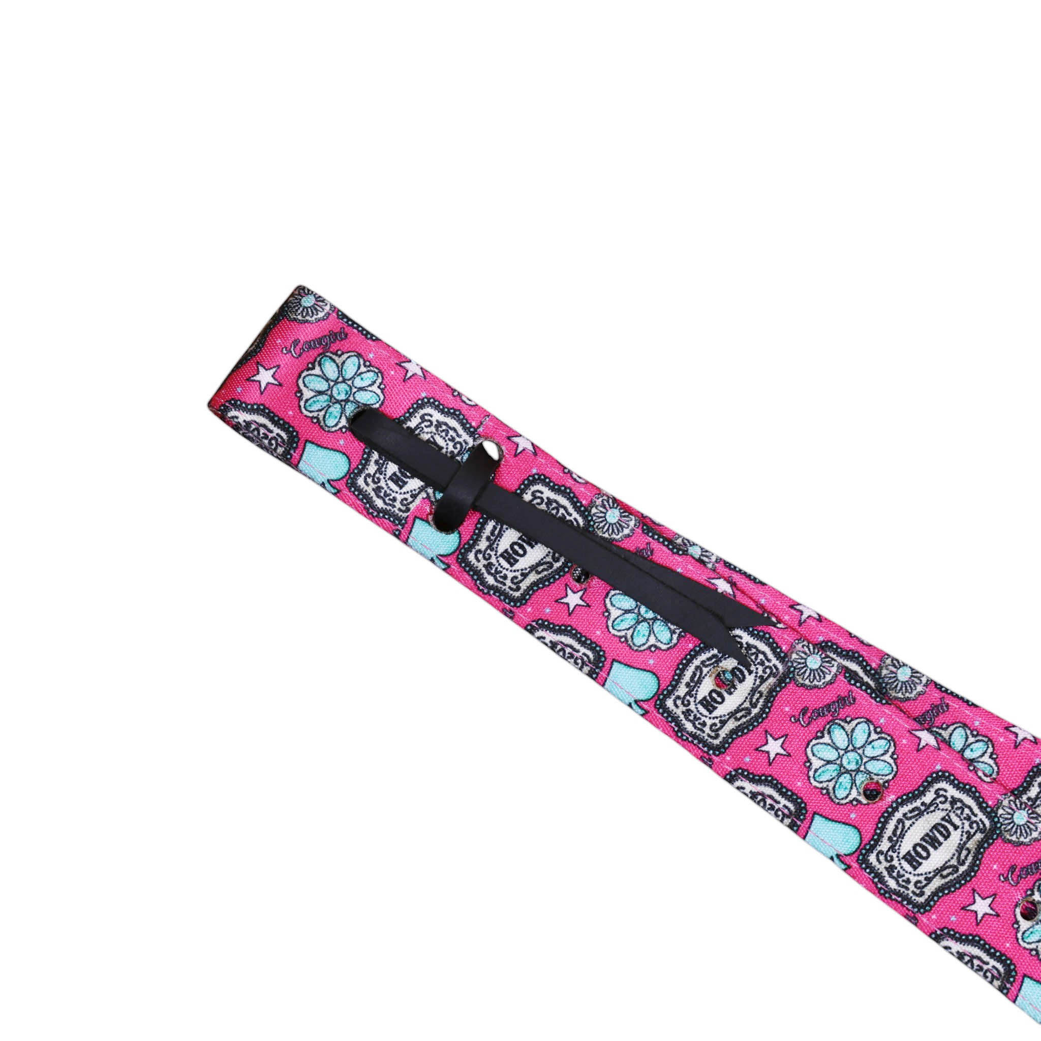 Howdy Printed Pink Nylon Tie Strap and Off Billet Set (MSBLT 406316) - Image 7