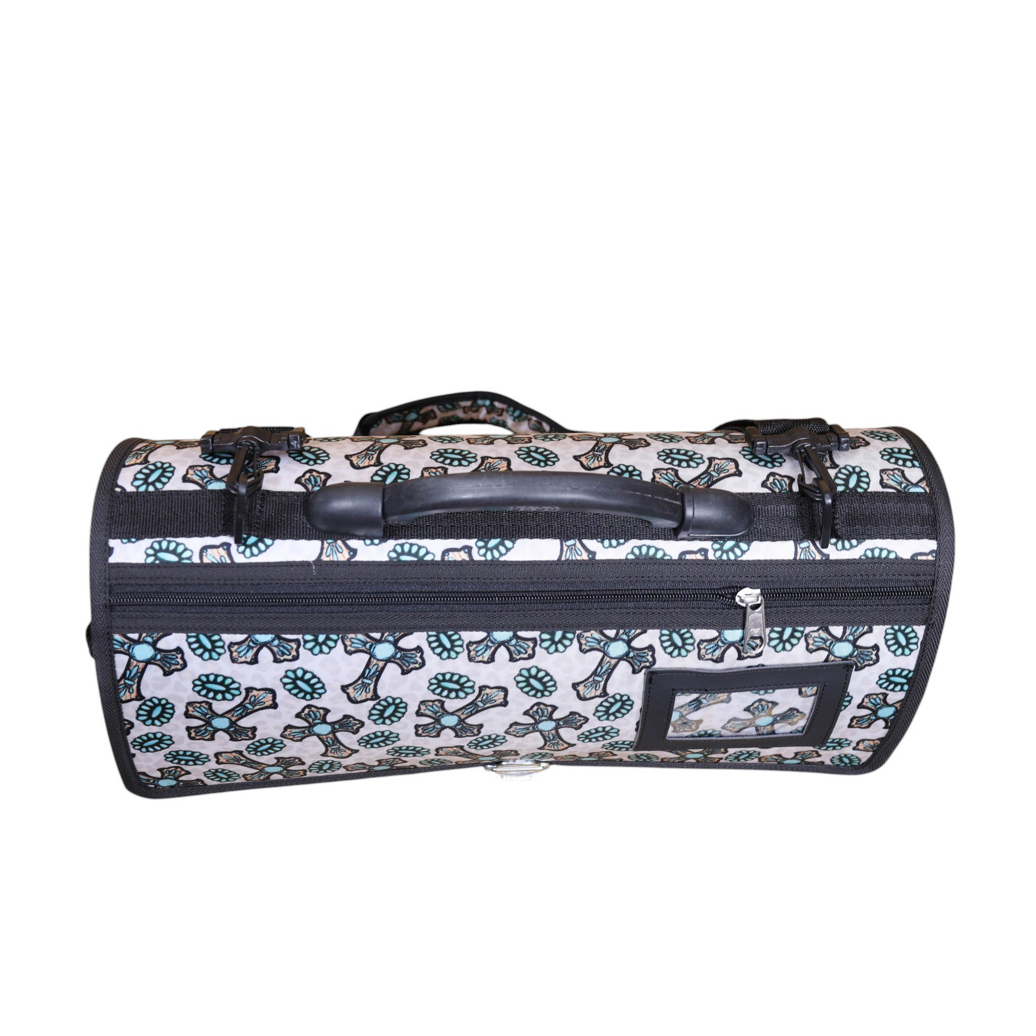 Printed Nylon Office Bag with Zipper and Metal Buckle Closure (MSOBG 105318) - Image 10