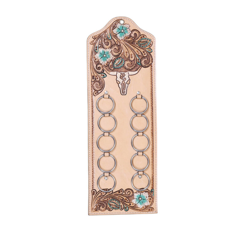 Western Leather Scarf Holder