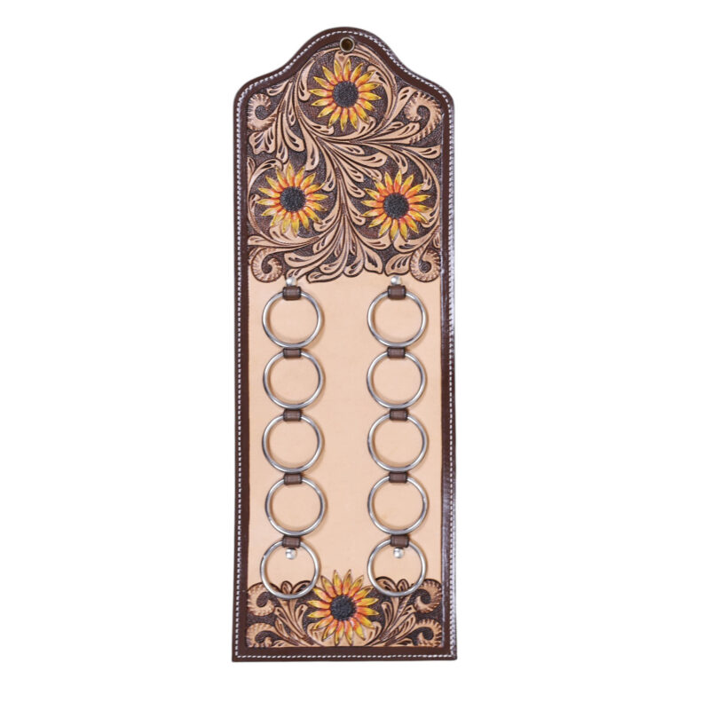 Leather Scarf Display Holder