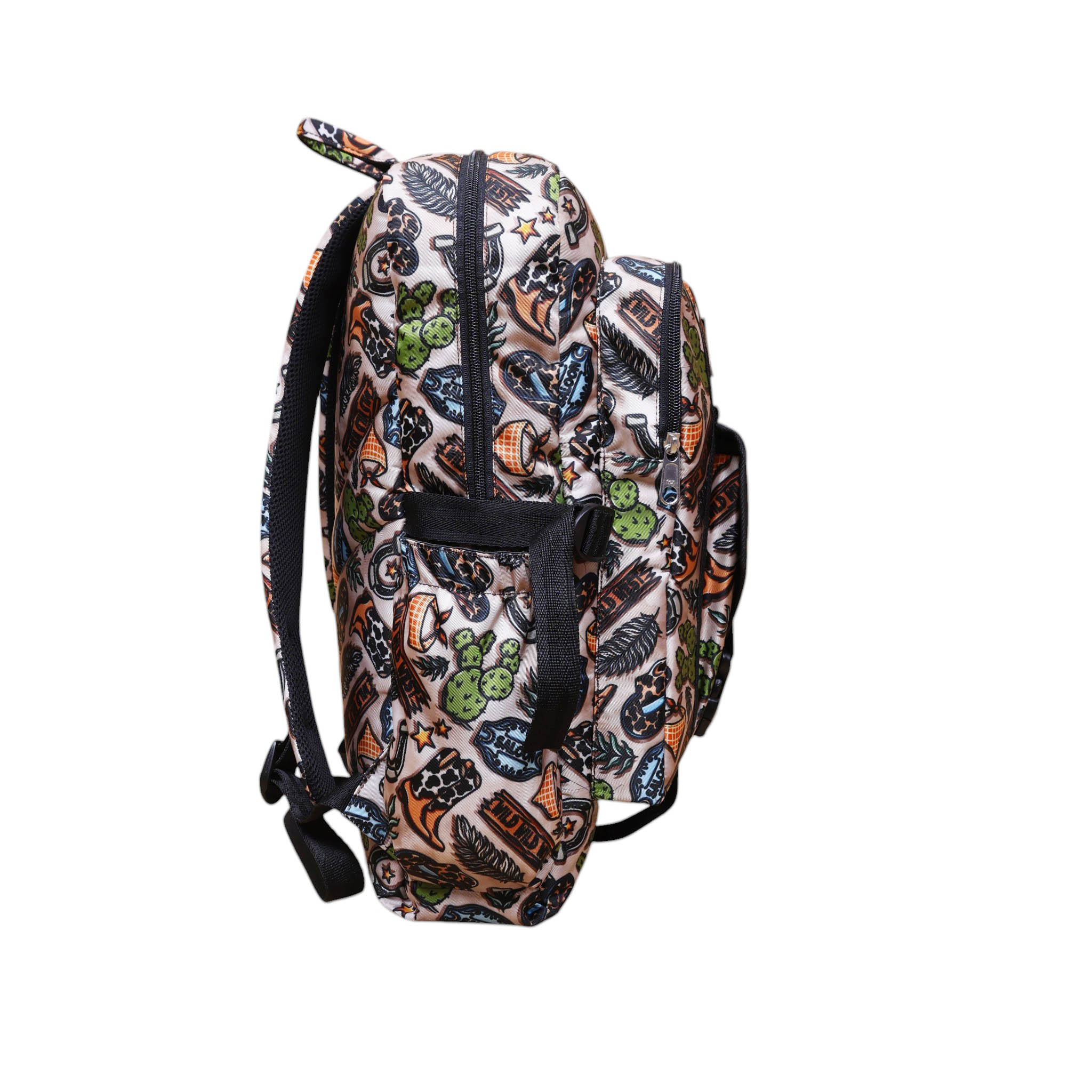 Western Print Matty Backpack with Taffeta Lining and Polyfill (MSYBP 114105) - Image 3