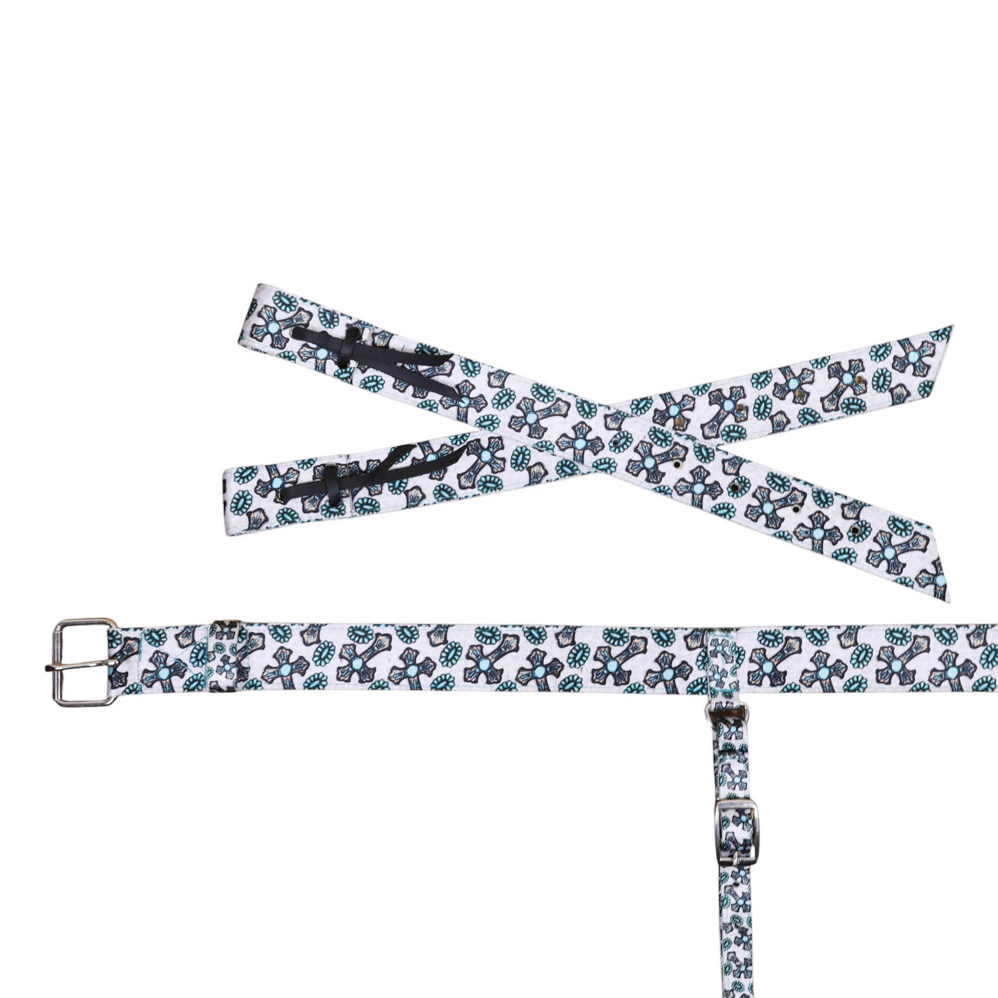 Printed Nylon Back Cinch Girth (MSYGT 114309) - Image 5